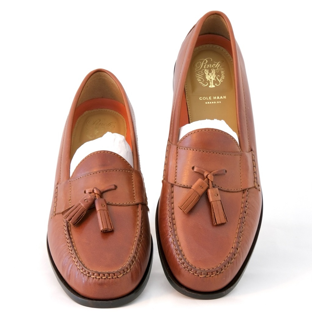 Cole Haan Men's Brown Tassel Loafers